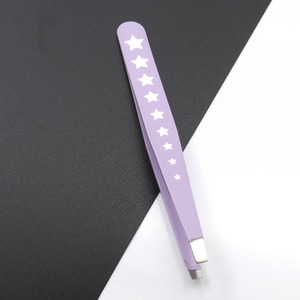 Pince à épiler professionnelle en acier inoxydable personnalisée pour manucure, épilation des sourcils et des cils, vente en gros sous marque privée - Product Image 5