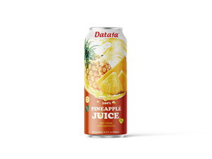 OEM/ODM Personalizado con su Marca, Jugo de Piña en Lata, Bebida de Fruta Tropical, Envase Grande de 500ml, Sabor 100% Puro - Product Image 1