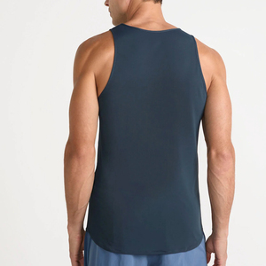 Chemises d'été sans manches pour hommes, col rond, coton/polyester léger, respirant, séchage rapide, écologique, style vintage, gym, fitness - Product Image 2
