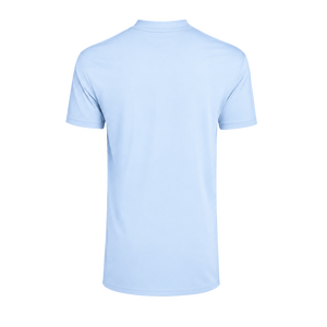 Men's <b>Light</b> Blue Perfomance Crew <b>Neck</b> T Shirt Soft Breathable Athletic casual Sports Tee - Product Image 1