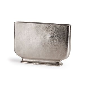 Wholesale Modern Matt Handmade Aluminium Silver Flower <b>Vases</b> <b>Small</b> Tabletop Metal Home Decor - Product Image 3