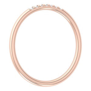 แหวนกลมเพชรแฟนซีสีทองแบบเรียบเครื่องประดับมินิมอลแบบสั่งทำจากผู้ผลิตขายส่ง - Product Image 4