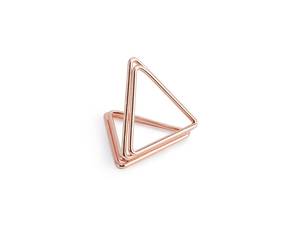 10 Rose Gold Place <b>Card</b> Holders, Rose Gold Metal Place <b>Card</b> Holders, Wedding Place <b>Cards</b>, Rose Gold <b>Table</b> Number Holder - Product Image 1