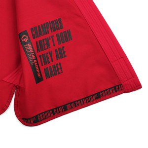 Men's Red BJJ <b>Kimono</b> 100% Cotton Durable Jiu Jitsu Uniform Adult Regular Fit Black <b>Belt</b> Included - Product Image 3