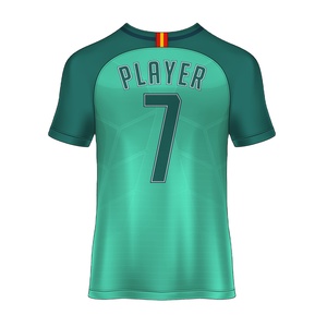 Maillot de football rétro personnalisé de haute qualité, impression de nom unique, col rond, sublimation, séchage rapide, respirant - Product Image 5