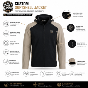 Custom Logo Design Winter Work Wear Softshell <b>Jacket</b> Men's Clothing Waterproof <b>Fleece</b> <b>Lined</b> ZIP Up Hiking Softshell <b>Jacket</b> - Product Image 5