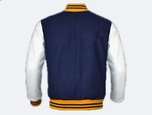 Chaqueta Varsity Geométrica Unisex Transpirable, 100% Lana, con Capucha, Estilo Urbano, Totalmente Personalizable, Ecológica, de Primera Calidad - Product Image 1