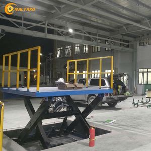 Naltako - Mesa Elevadora de Tijera Eléctrica Hidráulica de 2000 kg, Altura de 1400 mm, Plataforma de 1300x820 mm para Manipulación de Palés Europeos, 220 V - Product Image 5