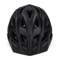 Casque de VTT Noir Mat Ventilé Casque de Sport Protecteur