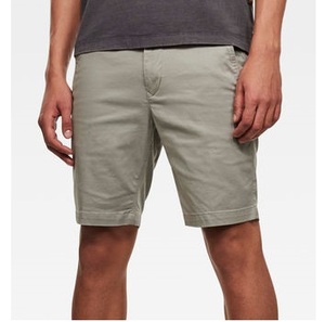 Shorts chino pour homme, couleur unie, longueur genou, coupe slim, décontractés, de haute qualité, vêtements de sport, logo personnalisé, vente en gros - Product Image 1