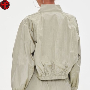 Survêtement décontracté pour femmes, 2 pièces, haut zippé et pantalon à taille élastique, coupe-vent pour femmes - Product Image 6