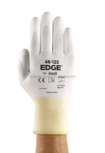 Guantes Ansell 48-125 de PU duraderos con agarre que ofrece alta tactilidad en condiciones secas a ligeramente grasas - Product Image 2