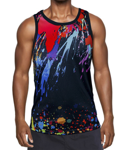 <b>Men</b> Custom Printed Sublimation Tank Top Fitness Wear Lightweight Breathable <b>Gym</b> <b>Vest</b> for Bodybuilding and Training - Product Image 4