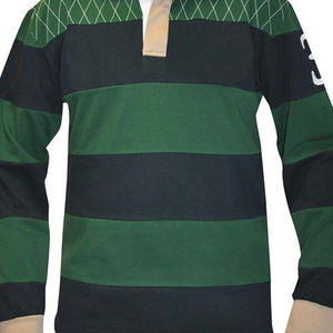Camisetas de Rugby Gruesas y Resistentes 100% Algodón, Logotipo Personalizado, Camisetas de Polo de Rugby Clásicas de Manga Larga, Ropa de Equipo de Alta Calidad - Product Image 4