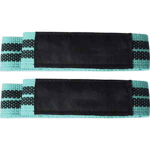 Correas de Levantamiento Ajustables de Color Verde Oliva con Rayas, Muñequeras de Algodón Resistentes con Acolchado Suave para Entrenamientos Pesados en el Gimnasio y Levantamiento de Pesas Muertas - Product Image 4