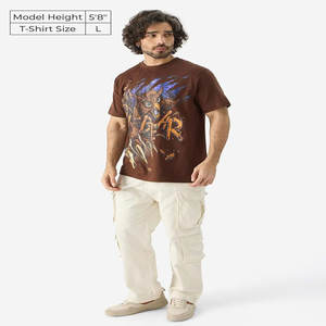 Haute qualité 100% coton 190gsm T-Shirt Premium tricoté Logo personnalisé impression été plaine hommes T-Shirt hommes blanc T-Shirt - Product Image 2