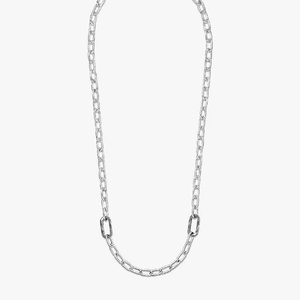 Collar de Cadena de Eslabones de Diseño en Acero Inoxidable de Lujo – Joyería de Moda con Conector Ovalado Duradero para Unisex, Acero Inoxidable de Alta Calidad - Product Image 1