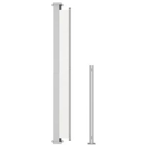 Tenda laterale retrattile Patio crema 86.6 "x 196.9"-per riparo all'aperto - Product Image 5