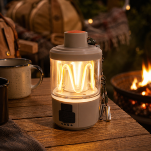 Portable <b>LED</b> Camping Lamp With <b>USB</b> Charging IP65 Waterproof 5000K Daylight Tabletop <b>Light</b> For Outdoor Use - Product Image 4