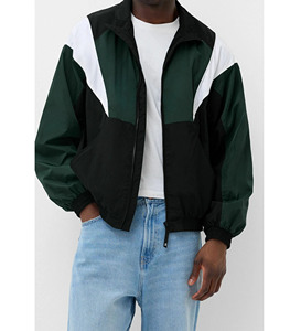Custom Men's Sports Windbreaker <b>Jacket</b> <b>Lightweight</b> Anorak Color Block Outdoor Waterproof 100% Nylon Windbreaker <b>Jacket</b> - Product Image 4