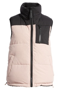 Chaleco Acolchado de Lona para Mujer, con Logotipo Personalizado, Cálido para Invierno, Impermeable, Transpirable, Resistente al Viento, Ecológico, Reversible, de Alta Calidad - Product Image 3
