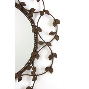 Wholesale Customizable Modern Metal Framed Portable Eco-Friendly Wall <b>Mirror</b> Decorative Glass Surface <b>Rectangular</b> Shape - Product Image 6
