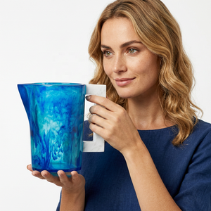 Custom Resin Pitcher Durable Lightweight Stylish Elegant Beer <b>Jug</b> Eco-Friendly Dishwasher Safe Modern Luxury Design High Quality - Product Image 1