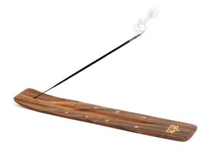 Porte-encens chinois aromatique en bois naturel avec récupérateur de cendres pour la décoration de la maison, utilisable toute l'année - Product Image 5