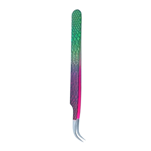 Juego de Pinzas para Pestañas de Acero Inoxidable con Punta de Fibra, Pinzas Profesionales para Extensión de Pestañas, Herramientas para Volumen y Aislamiento de Pestañas para Salones - Product Image 6