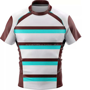 Sublimación personalizada Diseño de camisetas de rugby Conjuntos de ropa de equipo personalizada en blanco Camiseta de rugby Ropa deportiva Adultos Ropa de fútbol de rugby - Product Image 2