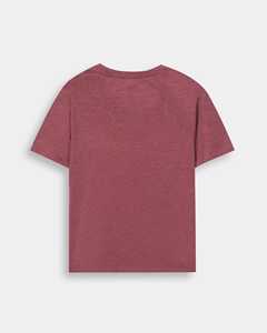 T-shirt classique pour homme de couleur bordeaux, fabriqué au Pakistan, de qualité supérieure, style tendance, en vente en ligne, tenue d'été. - Product Image 2