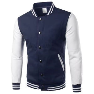 Chaqueta de Béisbol Varsity Personalizada para Hombre, 100% Algodón Grueso, Bordado Chenille, Letras de Lana, Chaqueta Universitaria de Invierno - Product Image 4