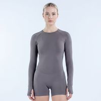 Combinaison de yoga moulante noire unie à taille haute pour femme, sans manches, à bretelles spaghetti, col rond, effet ventre plat