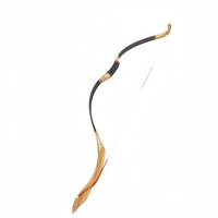 Arcs traditionnels en fibre de verre Crescent Moon pour le tir à l'arc en intérieur et en extérieur