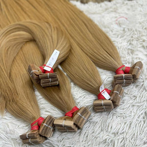 Extensions de cheveux vietnamiennes de luxe, 100% cheveux humains, doux et naturellement brillants, prix de gros - Product Image 1