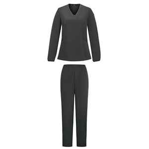 ACTIVE ENTERPRISES Ensemble de blouses médicales pour femmes en Spandex/Polyester avec détection d'aiguilles et thermocollage sans couture - Product Image 1