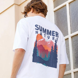 Camiseta Moderna Informal con Estampado Gráfico DTG, Algodón Premium, Suave, Transpirable y Cómoda para Uso Diario, para Hombre - Product Image 4