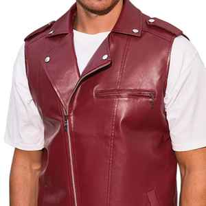 Veste en cuir de moto et streetwear nouvelle génération, qualité supérieure, fabrication directe Sialkot Pakistan. - Product Image 5