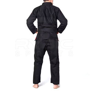 Kimono de Jiu-Jitsu brésilien de haute qualité, tissu en coton tissé perlé, uniforme BJJ avec patchs personnalisés pour adultes. - Product Image 3