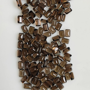 ควอตซ์สโมคกี้ธรรมชาติ 6x4 มม. รูปทรงแปดเหลี่ยม คุณภาพดีที่สุด พลอยเม็ดเดี่ยวสำหรับทำเครื่องประดับ - Product Image 5