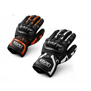 Gants en cuir PU de haute qualité pour moto, cyclisme, respirants, unisexes, pour sports de plein air, avec fermeture à cordon de serrage sur les doigts - Product Image 3