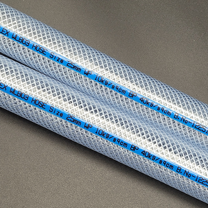 Tuyau en PVC tressé transparent Ascent India 25 mm ID x 31 mm OD 10 bars, tuyau en PVC renforcé pour air et eau - Product Image 3