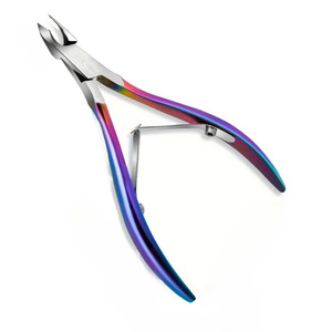 Coupe-cuticules professionnels en acier inoxydable avec double ressort, outil de manucure et pédicure pour une utilisation parfaite à domicile ou en salon de beauté - Product Image 1