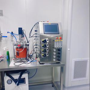 Bioréacteur en verre 7L Données collectées pour l'optimisation des processus. Bioréacteur en verre à paroi unique - Product Image 4