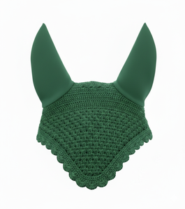 Wholesale Horse Fly Veil Ear <b>Bonnet</b> with Custom Logo Options Breathable Crochet Fabric Soft Ear Covers and Premium Quality - Product Image 1