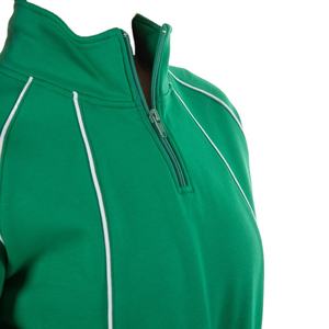 Conjunto de chándal de invierno para mujer de tendencia, chándal, chándal OEM para mujer, pantalones de chándal con logotipo personalizado y conjunto de Sudadera con capucha recortada 2026 - Product Image 4