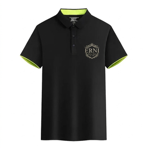 Camiseta Deportiva de Verano para Hombre, Bordada, de Jersey Sólido, de Secado Rápido, Manga Corta, Transpirable, para Entrenamiento Deportivo al Aire Libre - Product Image 1
