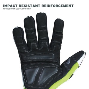 Unisex Leather Full Finger <b>Driving</b> <b>Gloves</b> with Touchscreen Function and Hook & Loop Closure for Outdoor Use - Product Image 2