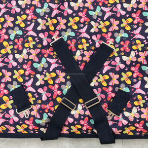 Qualité 600 Denier imperméable respirant Ripstop Polyester Miniature participation cheval couverture hiver 200gsm remplissage papillon imprimer - Product Image 3