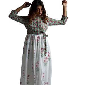 ชุดเดรสกางเกง kurta สไตล์ลิลลี่สีม่วงแดงแฟชั่นอินเดียชุดเดรสสำหรับผู้หญิง - Product Image 1